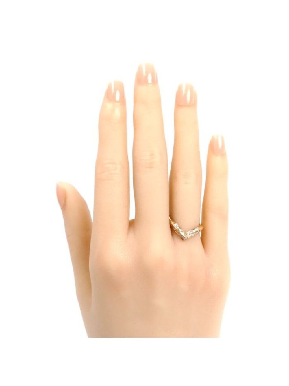 Louis Vuitton 18K Pink Gold Ring Diamond 49 - Picture 8 of 8